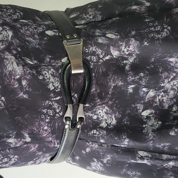 Lion Animal Print Peasant Poof Sleeve Backless Dress - Picture 2 of 15